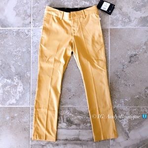 nike club gold golf pants